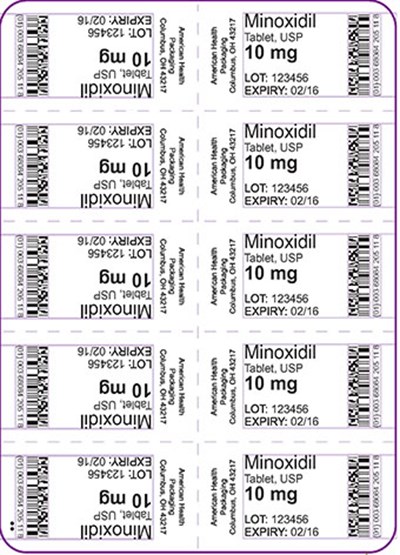 10mg Minoxidil Tablets Blister